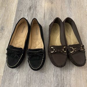 Women’s Brown and Black Flats Shoes Bundle